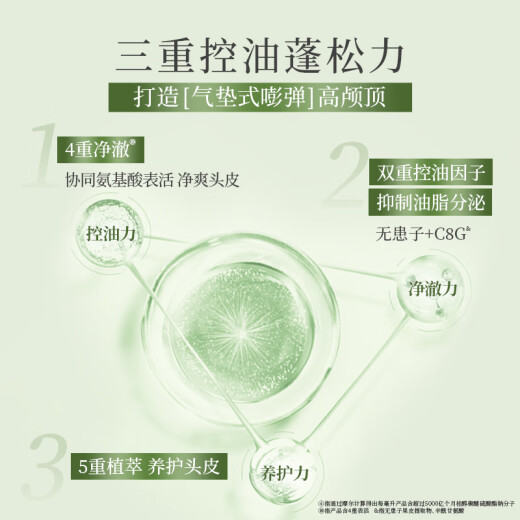 Ziyuan Wuwanzi Shampoo Long-lasting Oil Control Shampoo Remover from Dandruff Relieve Itchy Fluffy Silicone-free Oil No. 1 Men and Women 400ml
