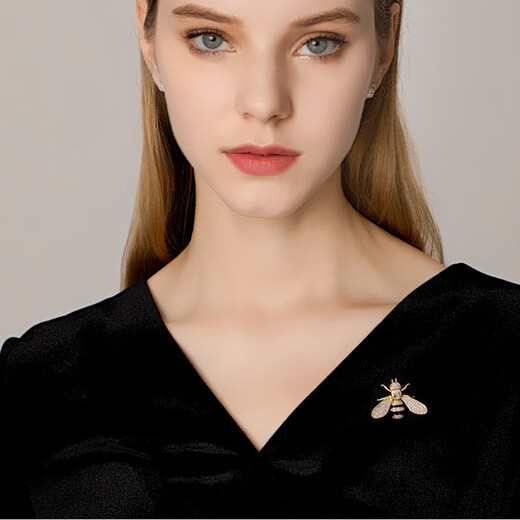 Kamalun (KAMALUN) bee brooch, high-end women's all-match niche corsage brooch, couple's badge, coat, suit and accessories for girlfriend, bee brooch + brand gift box