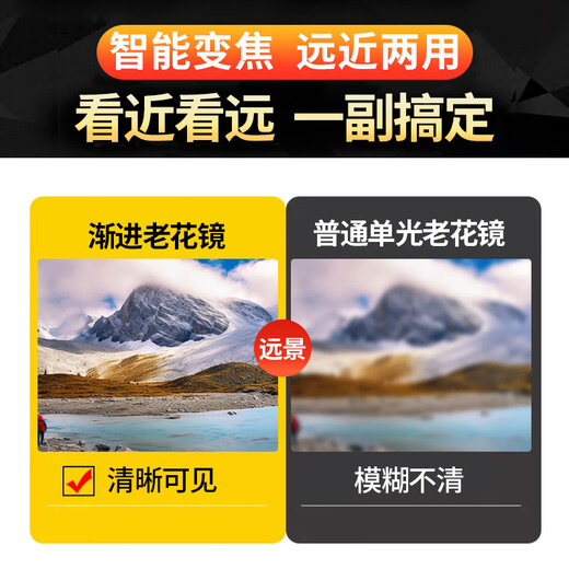 Bertha远近两用高清老花镜男款品牌高档正品官方老人眼镜防蓝光智能变焦