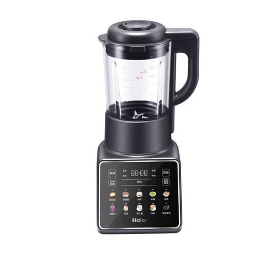 KKI破壁机家用豆浆机智能彩屏高颜值热烘杀菌搅拌机HDKPBAX12801 海尔1.75L破壁机