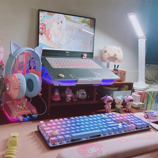 罗技K845机械键盘彩虹蓝色妖姬办公游戏个性键帽预装可爱青红茶轴 K845-粉白恋人+G502 Hero 红轴 x 否 x 104键 x 官方标配