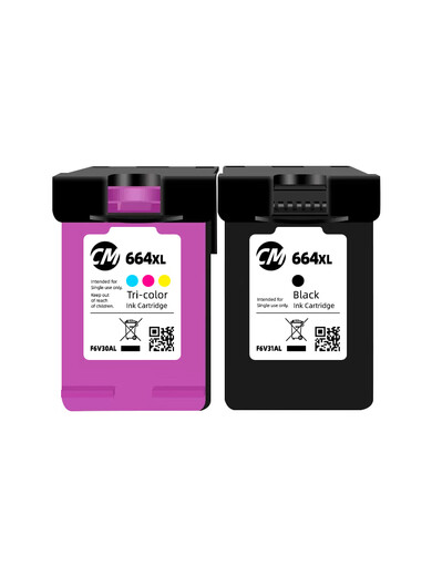 Gu Zhi eignet sich für HP 664XL Tintenpatronen, mit denen Tinte HP2675 2676 2677 2678 1115 1118 2135 664 Standardversion Farbe ungefähr 450 Seiten