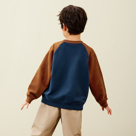 Mini Bala mini parent-child soft elastic comfortable sweatshirt for boys and girls and a family of three in autumn