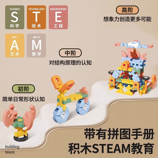 Wozhi children's building blocks toys large particles soft building blocks three-dimensional building blocks toys boys and girls birthday gifts