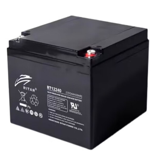 RITAR蓄电池RT12200机房12V20AH12V22AH瑞达直流屏通讯消防主机UPS电源 瑞达蓄电池RT12240 12V24AH