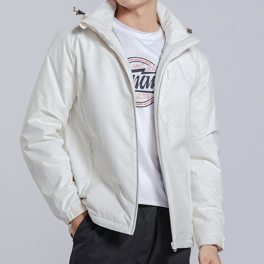 Woodpecker (TUCANO) plus velvet integrated jacket for women and men single-layer outdoor autumn and winter mountaineering jacket jacket warm soft shell windbreaker 9930A-2 Ginkgo white-men [camouflage] L