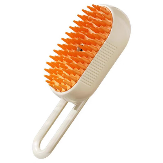 Yile Pet Pet Spray Massage Comb No Bathing Bath Brush Cat Hair Comb Dog Hair Special Cat Comb Spray Water to Remove Floating Hair Artifact Spray Massage Brush Milk Coffee Color