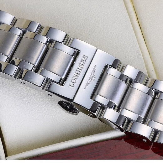 Longines berühmte Handwerker Originalstahlgürtel Mond Phase acht Nadel Original L2.628 793 755 673 909 Uhrenkettenzubehör Silber [Original] 18mm