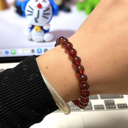 DL 1998 Pangdonglai Quality Garnet Bracelet Tianlan Orange Red Wine Red Purple Teeth Black Rose Red Crystal Bracelet Women's Singles Loop CH6187