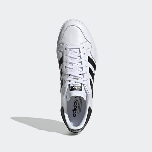 Clover (Adidas)TEAM COURT Low top Black and white Sports shoes Casual shoes Board shoes Men's shoes Women's shoes EG9734 42