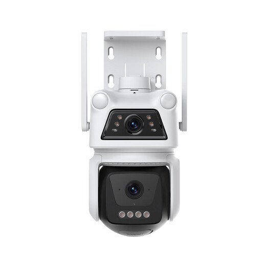 Cámara de fluorita ojo doméstico Xiaodou impermeable al aire libre wifi wifi dual cámara de 3k binocular ai teléfono móvil monitor remoto [5 millones + 5 millones] cámara de detección humana y de vehículos + 128 g [recomendado]