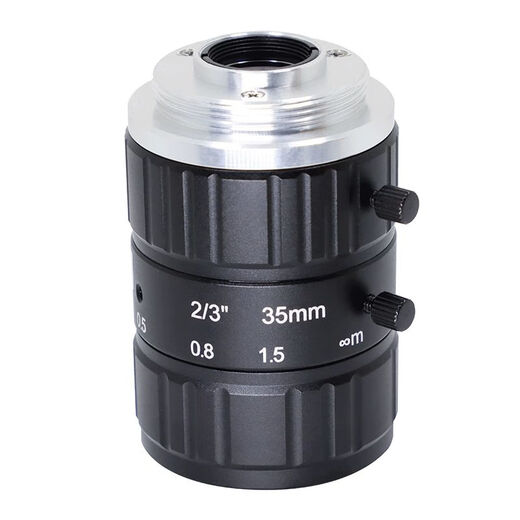 
Kunlinyi 8-megapixel industrial lens 8mm12mm16mm25mm35mm50mmC port low distortion camera lens FA 2/3' 35mm high resolution lens J3523-8M