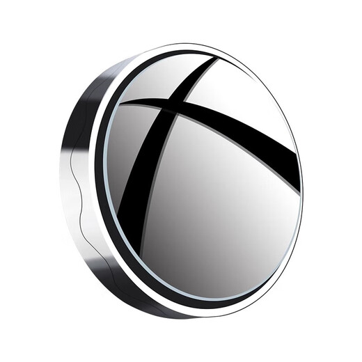 Merroir de recul de Yeager Car Small Round Miroir à 360 degrés Haute définition Ansiliaire imperméable Reflecteur Auxiliaire sans angle d'angle d'angle Dead Angle Tobe de voiture Modèle de logo (Modèle de note de commande)