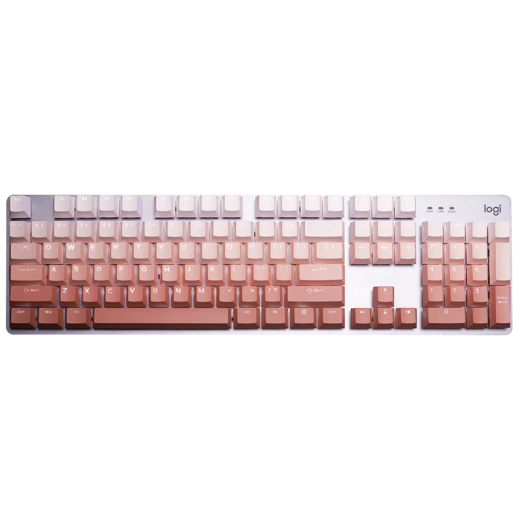 Logitech K845 Mechanisches Tastaturspiel E-Sport verdrahtet Tastatur Computer Office Tastatur Personalisierte benutzerdefinierte Tastaturversion für Jungen und Freundinnen Geschenke K845 Crimson Gradient Version Red Achse