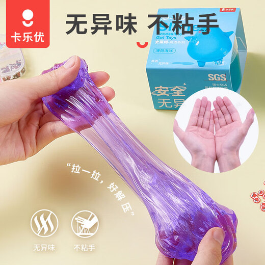 Coloyou 4 Farbschleim Set ungiftiger Kristall Schlamm Dekompression Wasser Elf Flüssigglas Blase Bubble Schlamm Jungen Mädchen Geburtstagsspielzeug Geschenk
