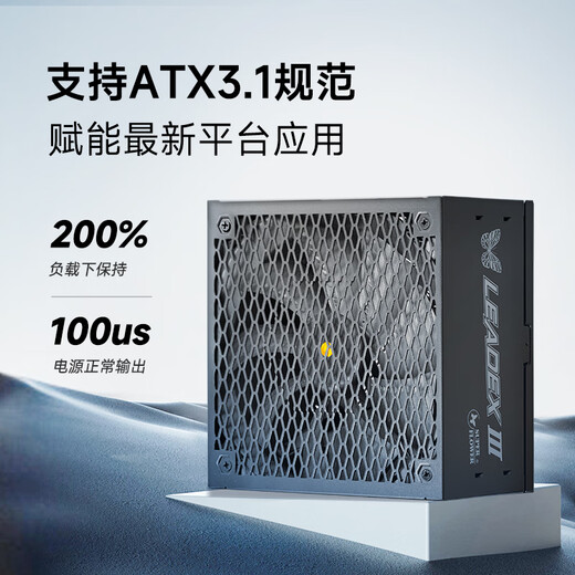 SUPER FLOWER Zhenhua ATX3.1 power supply rated 1000W LEADEX III1000W computer power supply gold medal full model/ten-year warranty/support 5090/9070 graphics card