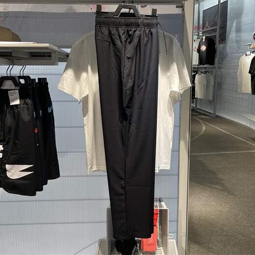 Nike (Nike) Offizieller Website Store Sporthosen Herrenhosen Sommer Neues Freizeithosen gewebt atmungsaktiv lose geradlinige Hosen Hosen DM6627-010 Black L
