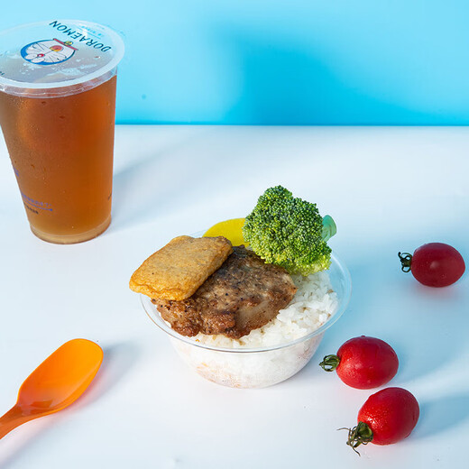 Shenfu Shenfu disposable bowl PS crystal bowl food grade high temperature resistant tableware plastic aviation bowl thickened transparent soup bowl 300ml crystal bowl 100 pieces