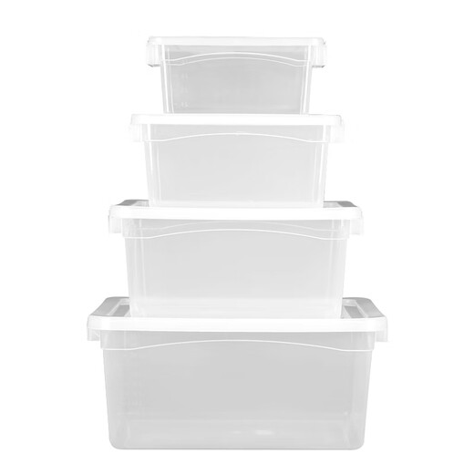 
OEING rectangular large-sized fresh-keeping box large-capacity storage box kitchen hotel fresh-keeping box label fresh-keeping box identification box 9902 extra thick (45.5*32*14.5)
