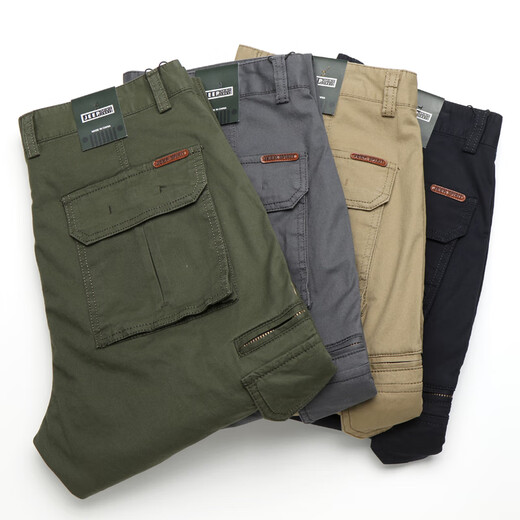 Pantalon de travail Jeep / Jeep Pantalon Multi-poche Multi-Pocket Pantalon Men de coton mince et pantalon multi-poche en extérieur de coton mince et d'hiver