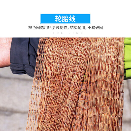 Ren Niofei hand-thrown hand-thrown net American-style easy-throw fishing net spin net swing net pendant fish net tire line flying disc type 4.8 meters