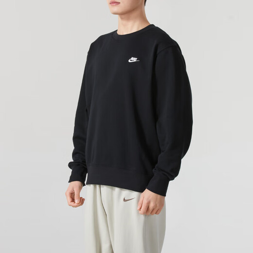 耐克（NIKE）官方 男装 25秋节新年款针织毛圈套头衫户外运动室内衬保暖卫衣男 FN3889-010【新到货】 2XL 185(建议体重170-190斤)