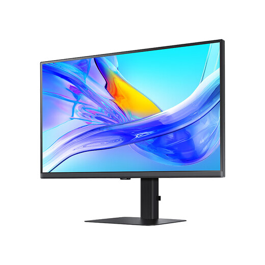 Samsung (SAMSUNG) 4K vertical screen, eye protection office, professional design, split screen, secondary screen, high refresh rate for e-sports games, ultra-clear screen, desktop notebook external extension screen, computer monitor, 27-inch 60Hz IPS screen S27D800UAC official direct flagship store