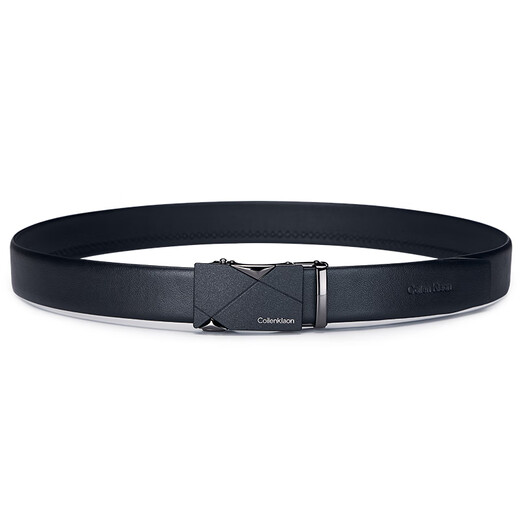 Kenlin Caven Coilenklaon Luxury Men's's Belt's Men's NOUVEAU 2025 Haut-de-Gen de gamme Générat en cuir cadeau Berning Birthday pour mon mari et mon petit ami 834Q-PW Couleur de pistolet [Counter Original Gift Box] 120cm