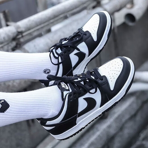 耐克（NIKE）   女鞋男鞋 25夏新款DUNK LOW运动休闲鞋情侣款低帮板鞋 男鞋DD1391-100/女鞋CW1590-100 38.5 /245/7.5