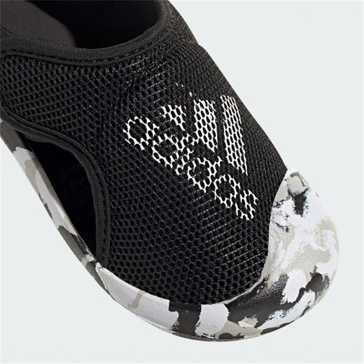 Adidas Adidas children's, boys and girls Velcro toe wear-resistant outdoor beach shoes, medium and large children's sandals IF6222 infant ID7858/child ID7859 27