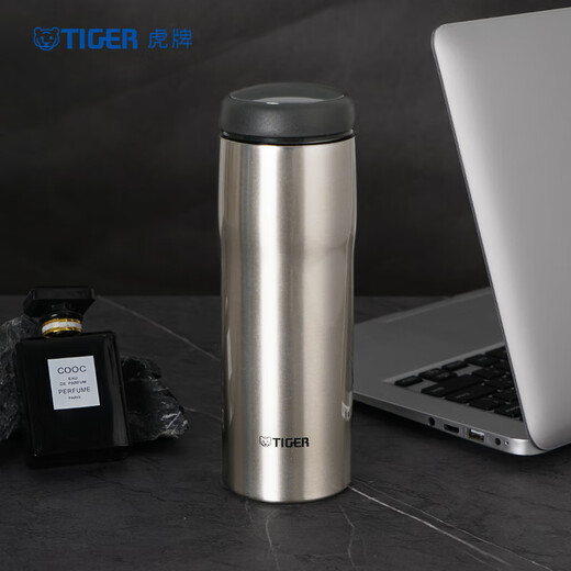 Tiger brand (TIGER) stainless steel original imported thermal insulation and cold insulation water cup for men and women MJA-B048XC stainless steel color 480ML