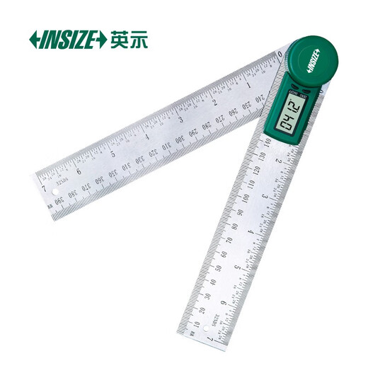INSIZE digital display angle ruler angle ruler electronic protractor 360 measuring tool 2176-200 range 200mm