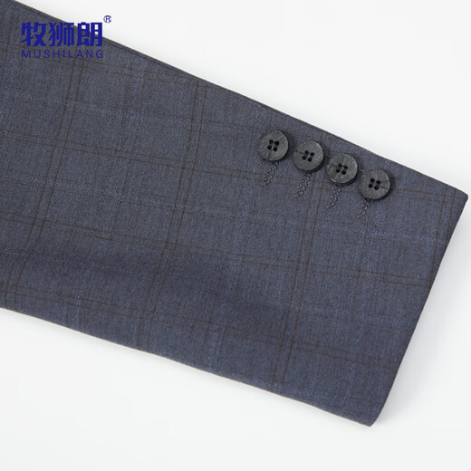 Mushilang sheep wool suit men's business casual professional formal suit groom's suit wedding suit for men