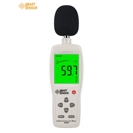 Decibel Rauschinstrumentenrauschen Messgeräuschmessung Schallpegel Lautstärke Erkennung AS834 Farbbildschirm Standard AR-844 Offizieller Standard