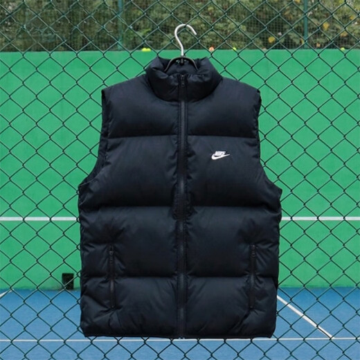 Nike (Nike) Autumn and Winter New Men's Sports and Casual Stand Collar Warm Singlevess Jacket Vest FB7374-010 FB7374-323 S