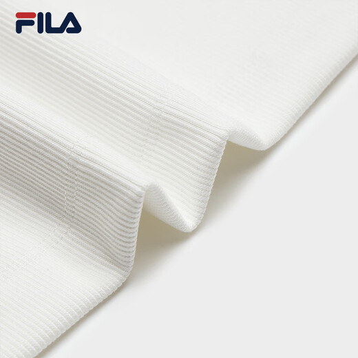 Fila offizielle Frauengestricke Weste 2025 Sommer Neue Weste Sport Slim Unterwäsche Schwarz Cloud White-Wt 170/8a/L