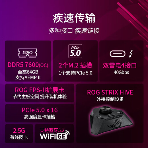 华硕（ASUS）玩家国度 ROG STRIX Z690-I GAMING WIFI主板 支持 D5 升级Z790-I z790-i小板