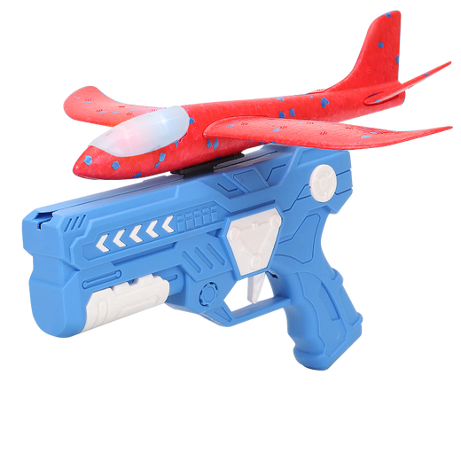Mom and Dad Aircraft Toys Foam Ejection Plane Children's Toys Boys Outdoor Toys Launch Plane Kite Gun Girls