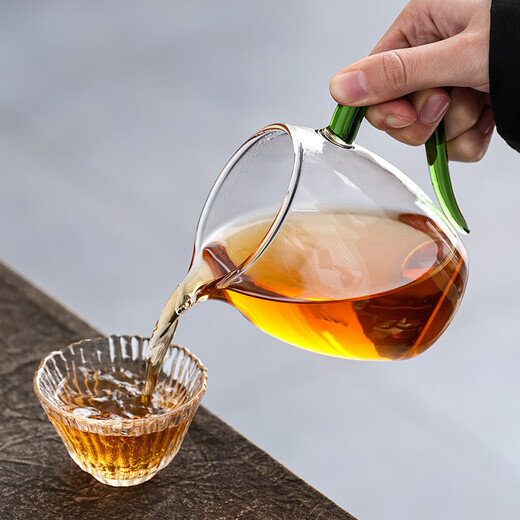 Yunxu non-porous tea leakage tea filter fair cup tea water separation tea filter all-in-one tea making artifact Xiaoqinggan Kungfu tea set non-porous filter two-piece set