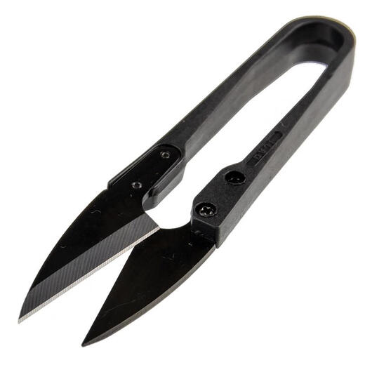 Runhuanian Germany imported high carbon steel black yarn scissors cross stitch thread cutting special scissors household spring small scissors fish line scissors 1 carbon steel all black yarn scissors