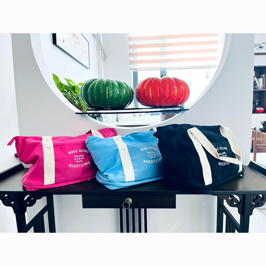 Sac de voyage à main en toile pliable grande capacité de fitness extérieur boîtier maman sac rose 5l