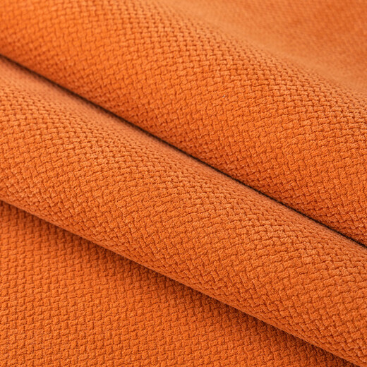 Baixini leather orange sofa cushion, universal non-slip cushion cover, cloth towel for summer, new style, high-end, Mangyao-orange (upgraded and thickened chenille) 70*70cm one piece (can be used as armrest/backrest)