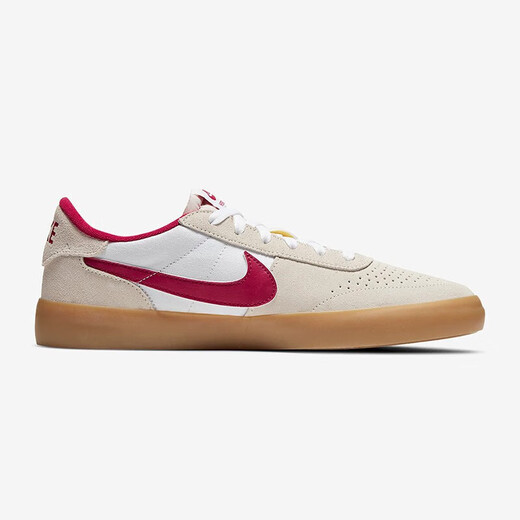 Nike (Nike) Casual Shoes Herrenschuhe 2025 Sommer Neue Sportschuhe SB Kulturerbe Vulc Low Top Polster-Komfortschuhe CD5010-100 Grau, Weiß und Rot 40.5