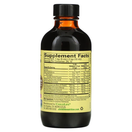 Kindermädchen, Nahrungsergänzungsmittel für Allerpflege, natürlicher Traubengeschmack, 4 4 Fl oz 15259