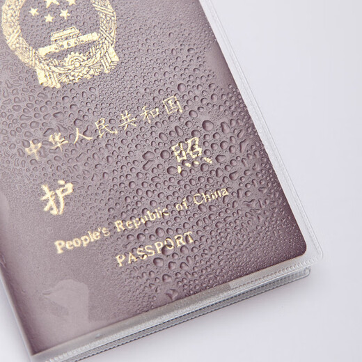 遥绾惜护照套旅行护照夹套证件包磨砂透明护照套证件护照保护套护照夹 磨砂 均码