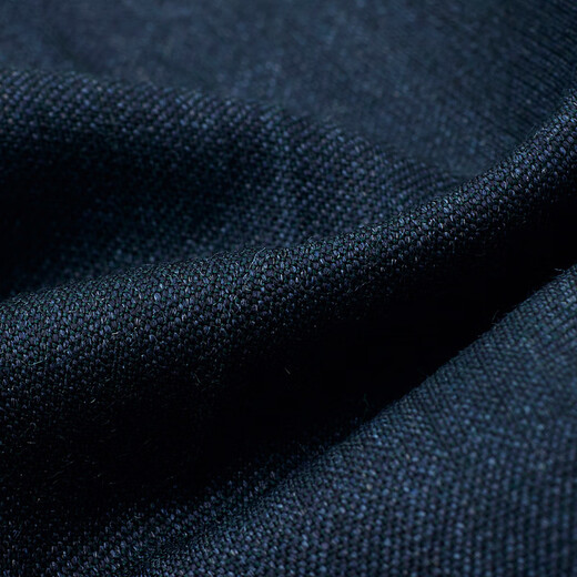 Announcement Bird Suit (Trousers) Easy-care Formal Men's Straight Wool Long Pants KEBD246060U Blue 84A