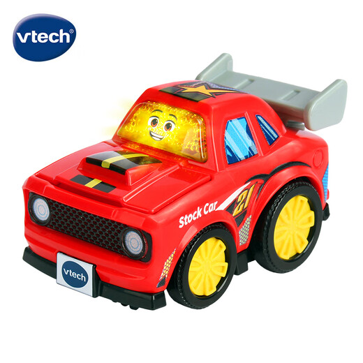 Vtech Kinderspielzeug-Schienenauto mit Geschwindigkeitsmodifikation, Rennmusik, Sound und Licht, Auto für Jungen und Mädchen, Geburtstagsgeschenk