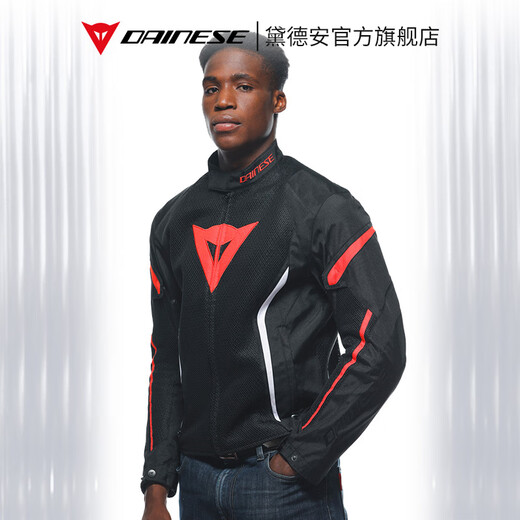 DAINESE丹尼斯骑行服摩托车夏季网眼CE级护具AIR CRONO 2男女防摔透气 691-单色黑(预装CE级护具) 52