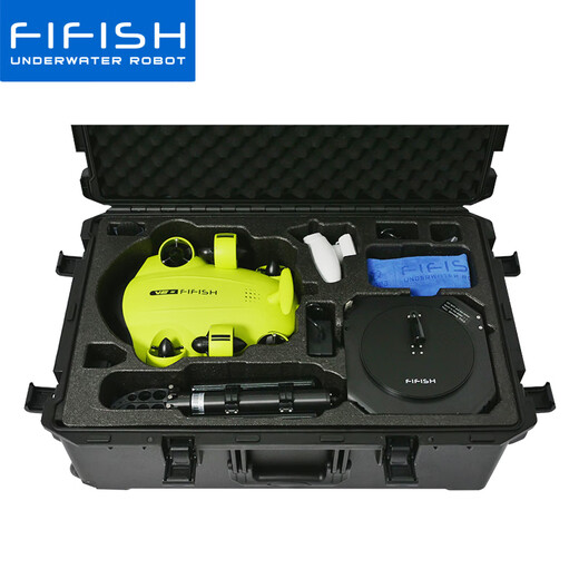 FIFISH鳍源 V6S2.0专业级水下无人机 4K高清镜头拍摄机器人可视智能遥控可潜水寻鱼探鱼器 100米专业套装（机械臂+工业箱）