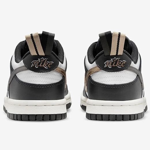 耐克（NIKE）篮球鞋女鞋 AirJordanaj1板鞋春季低帮透气休闲轻便运动鞋 潮品 DH9764-001黑白 小熊猫 36.5